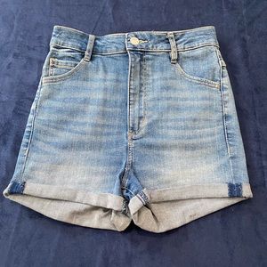 High waisted shorts